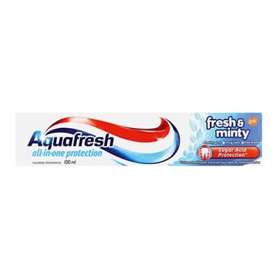 Aquafresh Fresh & Minty Toothpaste 100Ml Personal Care