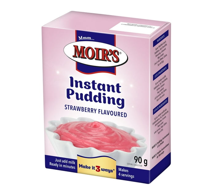Moir's Pudding Strawberry 90G