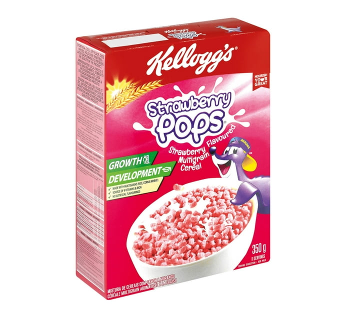 Kelloggs Strawberry Pops 350G