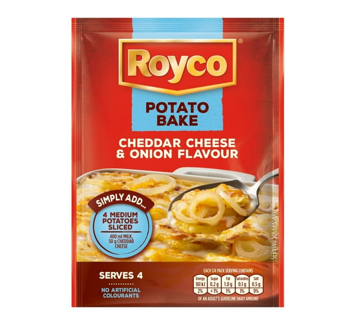 Royco Potato Bake Cheddar Cheese & Onion 43G