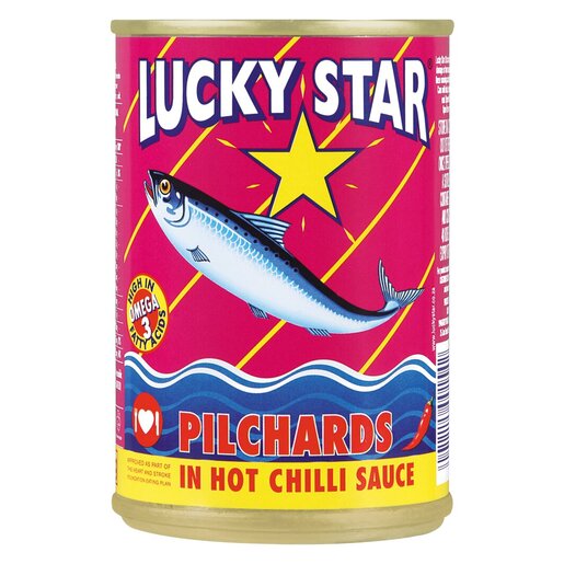 Lucky Star Pilchards in Hot Chilli Sauce 400G