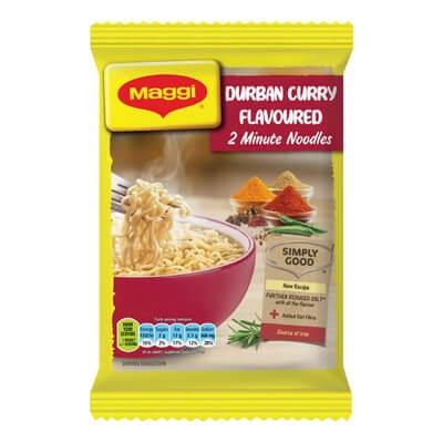 Maggi Durban Curry Flavoured Noodles 73G Spices