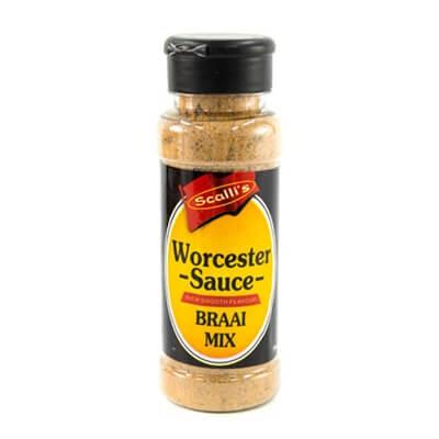 Scallis Worcester Sauce Braai Spice 200Ml Spices