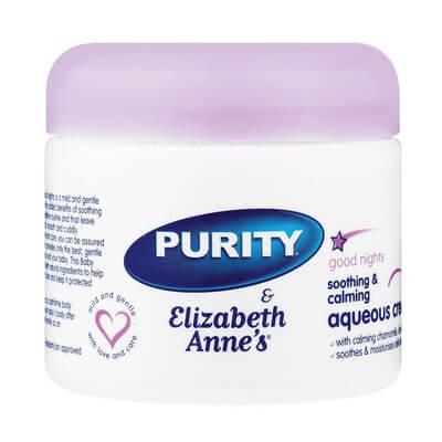 Purity & Elizabeth Annes Good Night Baby Aqueous Cream 325Ml