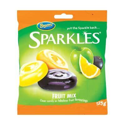Beacon Sparkles Mixed Fruit 125G Sweets And Chocolates