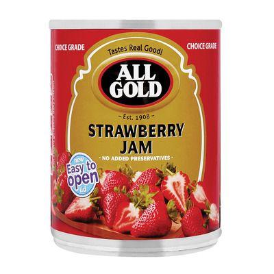All Gold Jam Strawberry 450G Jams