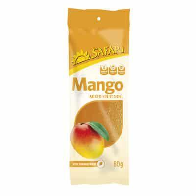 Safari Fruit Roll Mango 80G Dried