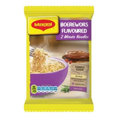 Maggi Boerewors Flavoured Noodles 73G Spices
