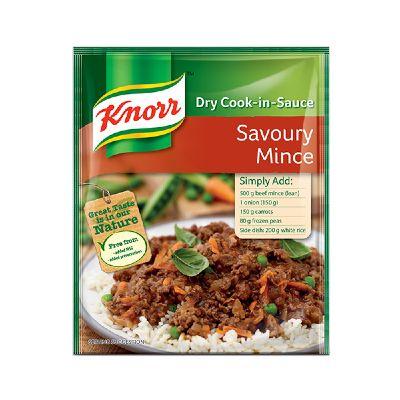 Knorr Cook In Sauce Savoury Mince 48G Spices