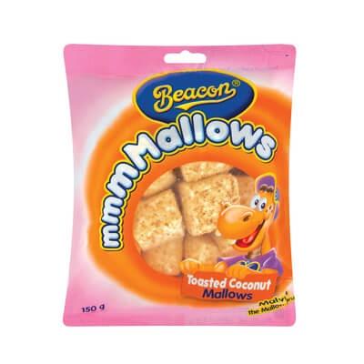 Beacon Marshmallows Toasted Coconut 150G Sweets And Chocolates