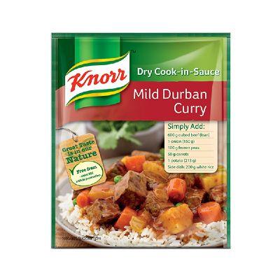 Knorr Cook In Sauce Mild Durban Curry 48G Spices