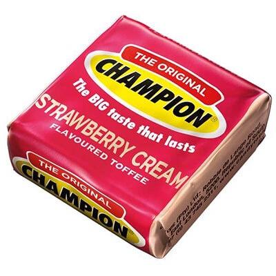 Champion Toffee Strawberry 9G Sweets And Chocolates