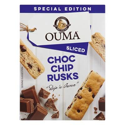 Ouma Rusks Sliced Chocolate Chip 450G