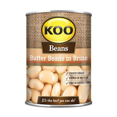 Koo Beans Butter In Brine 410G Tinned