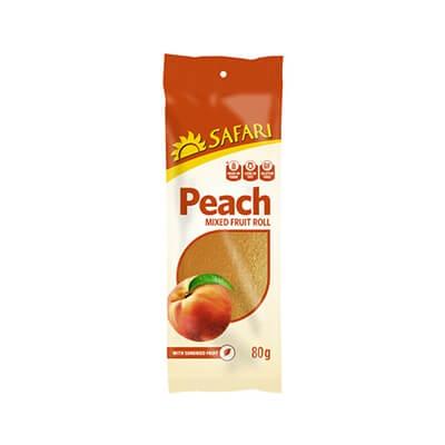 Safari Fruit Roll Peach 80G Dried