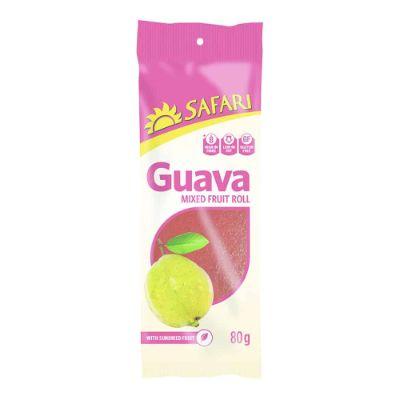 Safari Fruit Roll Guava 80G Dried