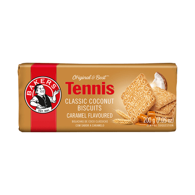 Bakers Caramel Tennis Biscuits 200G