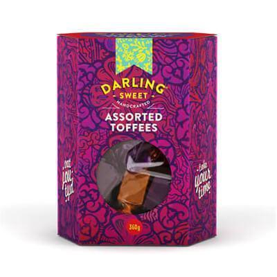 Darling Sweets Assorted Toffee Gift Box 360G And Chocolates