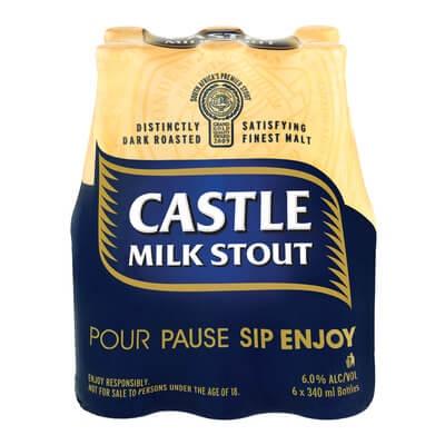 Castle Milk Stout 6x340ML
