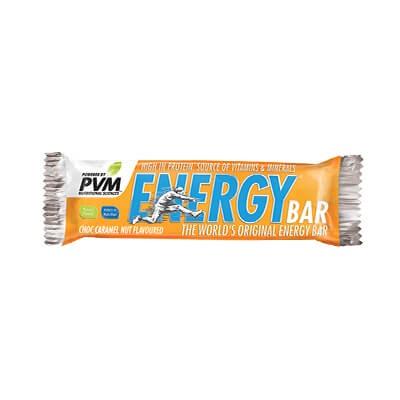 Pvm Chocolate Coated Caramel Nut Energy Bar 45G Sweets And Chocolates
