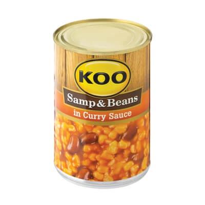 Koo Samp & Beans In Curry Sauce 410G Tinned