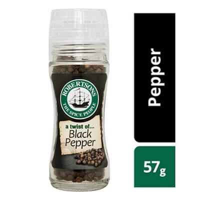 Robertsons Pepper Grinder 57G Spices