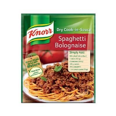 Knorr Cook In Sauce Spaghetti Bolognese 48G Spices