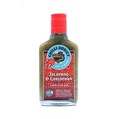 Chilli Addict Jalapenpo & Coriander Sauce 4/10 200Ml Sauces
