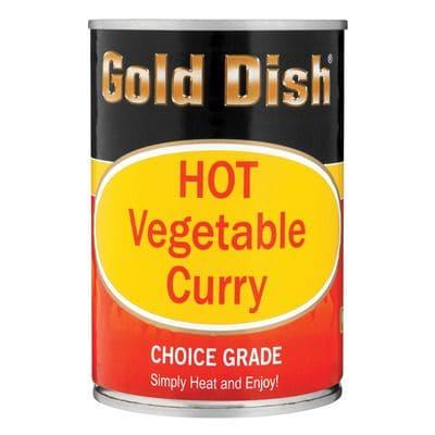 Gold Dish Hot Vegetable Curry 415G Tinned