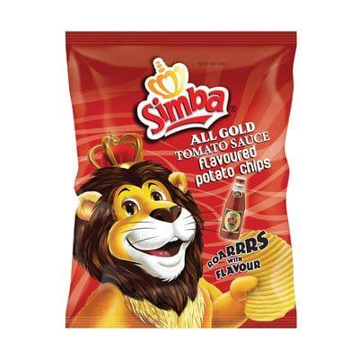 Simba Chips Tomato Sauce 125G