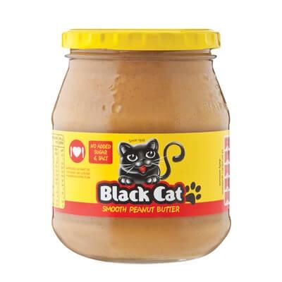 Black Cat Smooth Peanut Butter No Sugar & Salt 400G Spreads