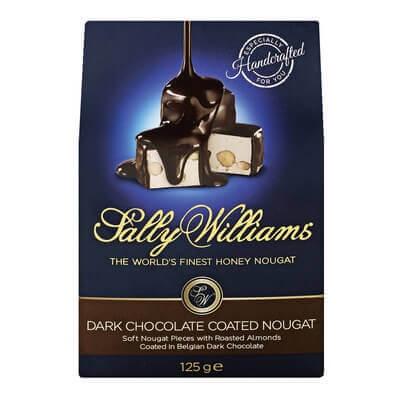 Sally Williams Dark Chocolate Coated Nougat 125G Sweets And Chocolates