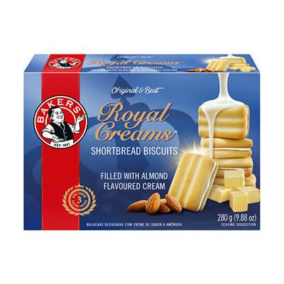 Bakers Royal Creams 280G Biscuits