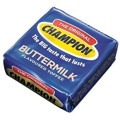 Champion Toffee Buttermilk 9G Sweets And Chocolates