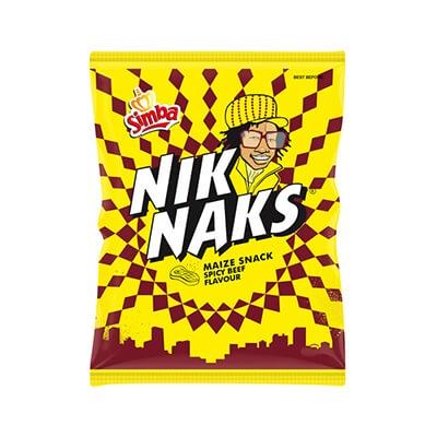 Simba Nik Naks Spicy Beef 135G Chips