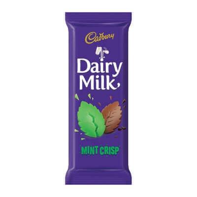 Cadbury Dairy Milk Mint Crisp 80G Sweets And Chocolates