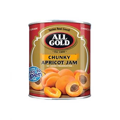 All Gold Chunky Apricot Jam 450G Jams