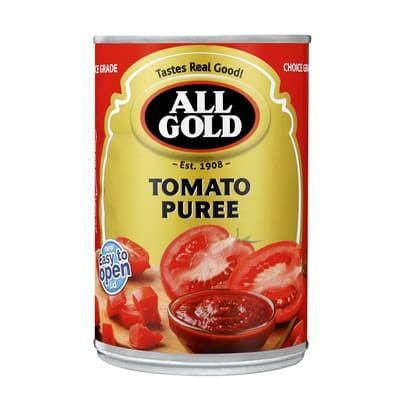 All Gold Tomato Puree 410G Tinned