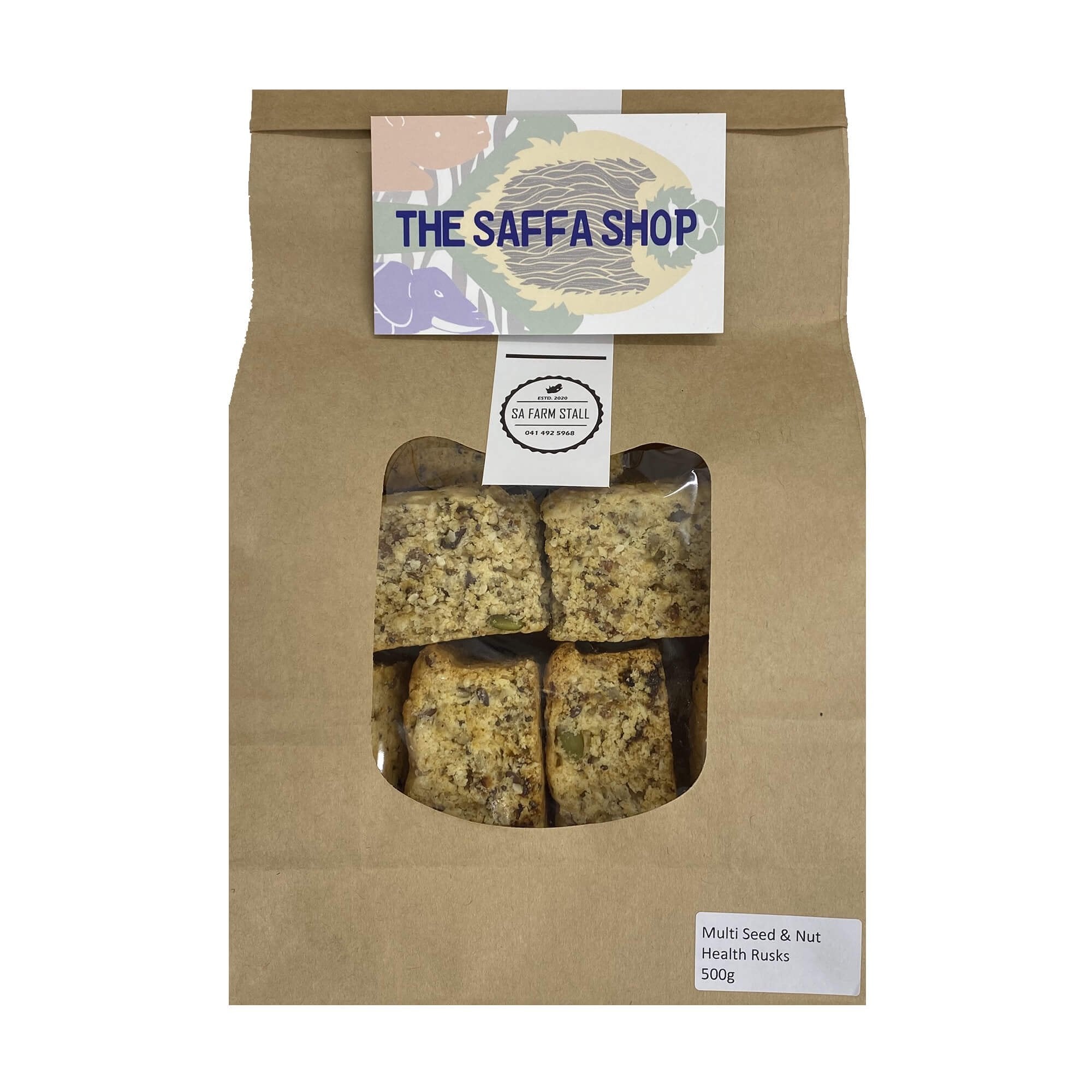 Homemade South African Seed & Nut Rusks 500G