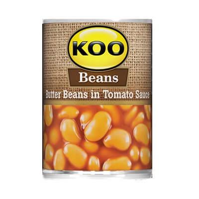 Koo Beans Butter In Tomato Sauce 410G Tinned