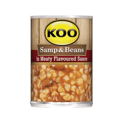 Koo Samp & Beans In Meat Sauce 410G Tinned