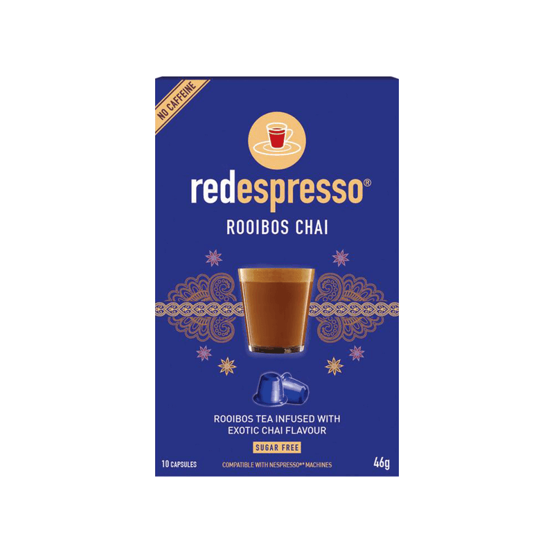 Red Espresso Rooibos Chai Capsules 10 Pack