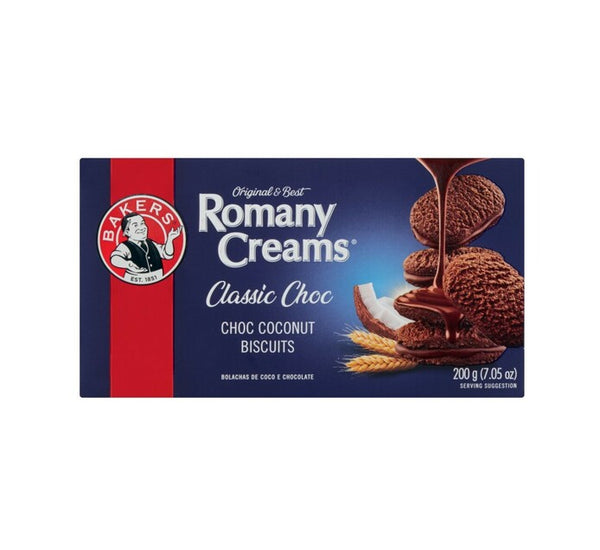 Bakers Romany Creams Classic Chocolate 190G