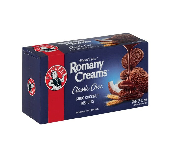 Bakers Romany Creams Classic Chocolate 190G