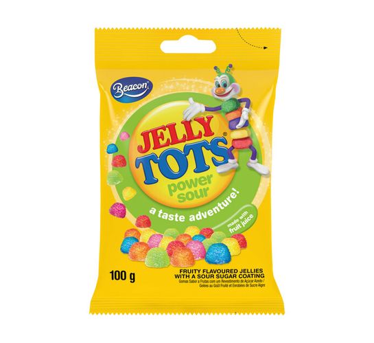 Beacon Power Sour Jelly Tots 100G