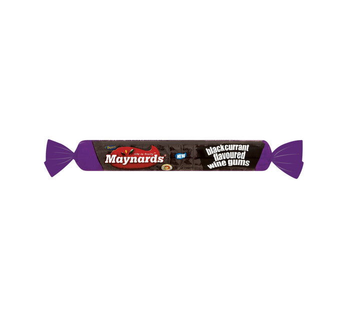 Beacon Maynards Blackcurrant Wine Gum Roll 39G