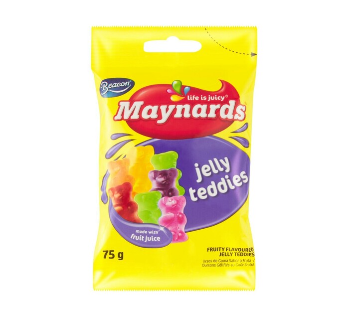Beacon Maynards Jelly Teddies 75G