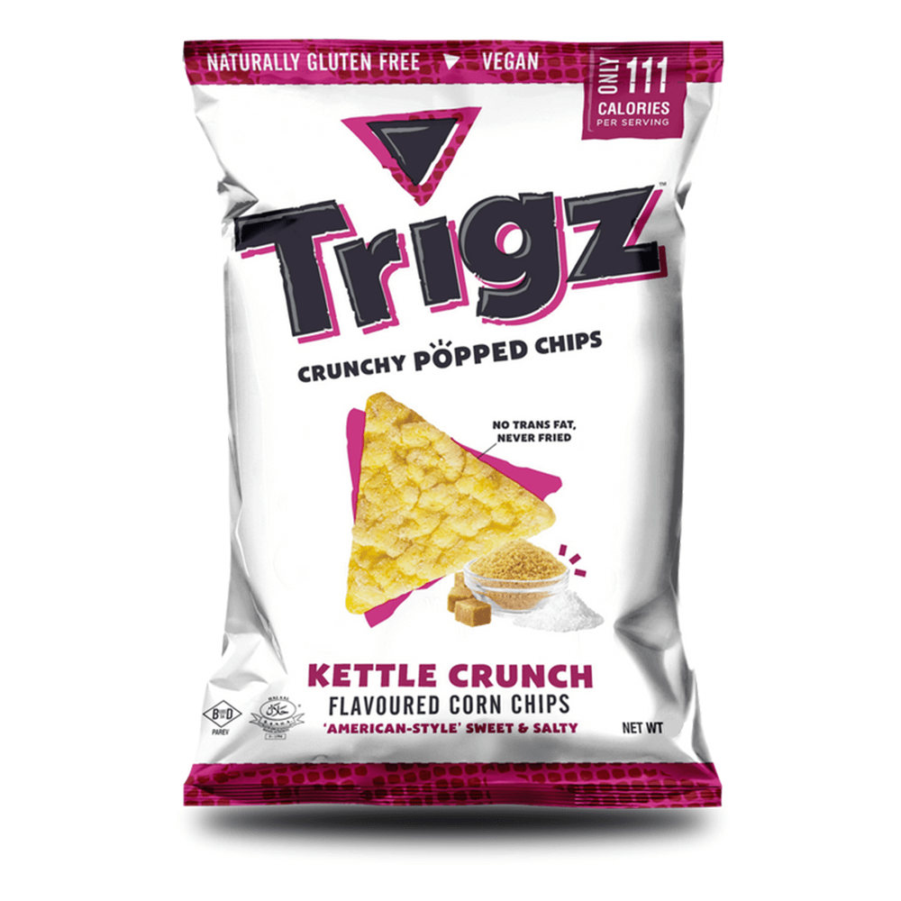 Trigz Kettle Crunch Flavoured Corn Chip 85G