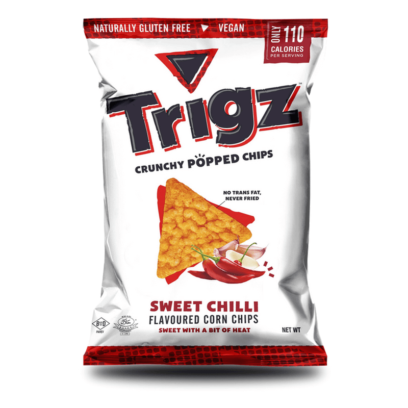 Trigz Sweet Chilli Flavoured Corn Chip 85G