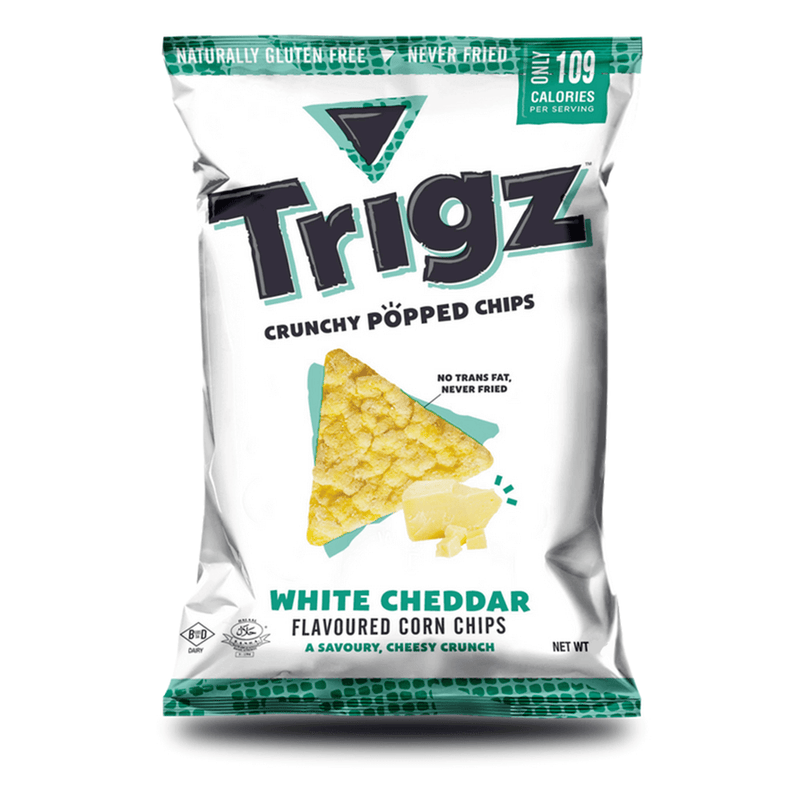 Trigz White Cheddar Flavoured Corn Chip 85G